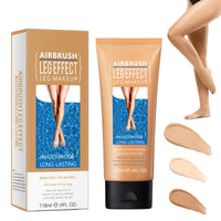 DRTRU Leg Makeup Waterproof No Transfer, Leg Make Up to Cover Veins, Leg and Body Scar Tattoo Cover Up, Light, Easy Application, Concealer Full Coverage(#2 Wheat Color, 4 FL OZ)