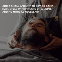 Ruffians Hybrid Pomade, Omega-Enhanced Haircare Solution For Textured Hair, Mid-hold, High Shine, for Textured and Coiled Hair, Easily Washable, 50g