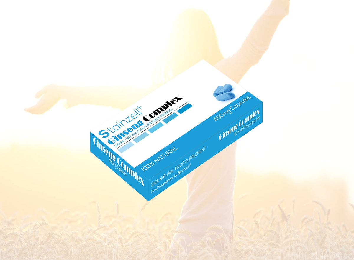 Stainzell - Ginseng Complex - The Most Effective Natural, Powerful and Fast Acting Food Supplement for Men! - (Pack of 10 Capsules)