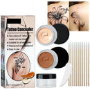 AuraAnge Tattoo Cover Up Concealer Cream - Full Coverage for zits, Body, Waterproof - Men and Women, Natural Makeup to Cover Tattoos