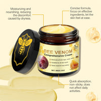 CrownLite Bee Venom Comprehensive Cream, Bee Venom Skin Restoration Cream, Moisturize and Lift 3 in 1, Professional Skin Care, Deeply Reduces Wrinkles, Suitable for All Skin Types