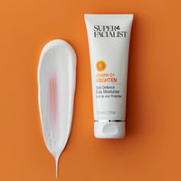 Super Facialist - Vitamin C + Brighten Skin Defence Daily Moisturiser, Face Cream For Skin Radiance & Moisture, Contains Hyaluronic Acid, Vegan Friendly, 75ml