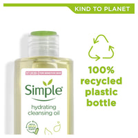 Simple Kind to Skin Hydrating Cleansing Oil cruelty-free and vegan sensitive skin cleanser 125 ml