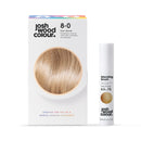 Josh Wood Colour Permanent Colour 8.0 & Dark Blonde Blending Brush, Leaves Hair Super Shiny and Hydrated with Full Grey Coverage, Natural-looking and Vegan