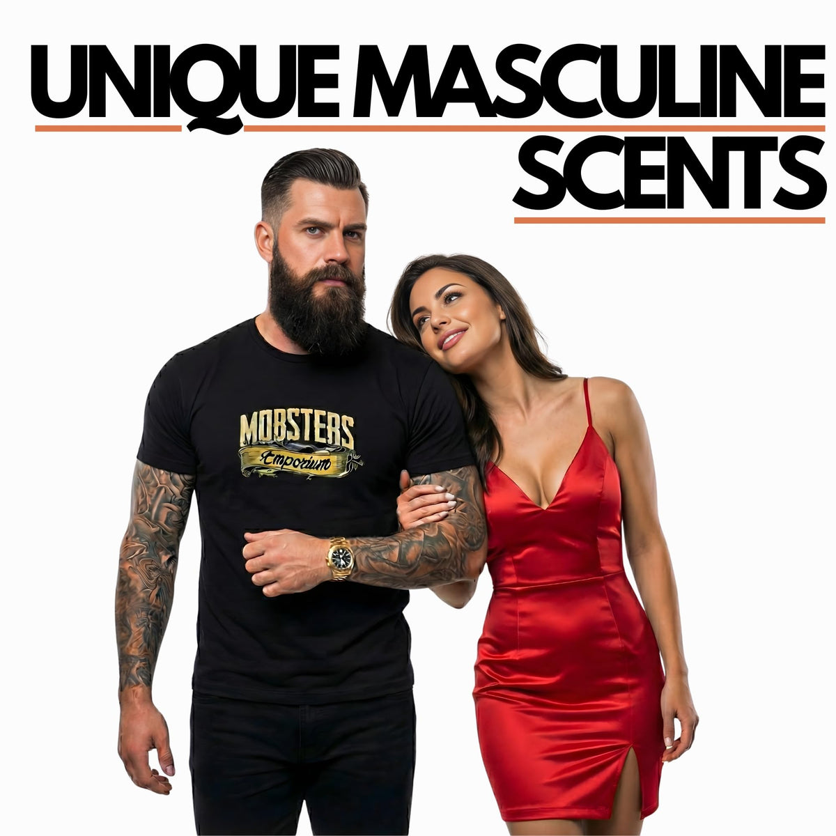 Mobsters Pomade for Men - Strong Hold, Matte Finish Water-Based Pomade for Men, Easy Wash Out, Non-Greasy, Long-Lasting Mens Hair Wax for Slick Back, Easy Wash Out, Compact Tin, Various Scents