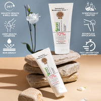 URAH Urah Intensive Bodycare Cream Micellar Glucosamine HCL Chondroitin Omega-3, Vitamin C, Non-Greasy Skin Hydration Formula Joint Care Mobility Muscle Recovery, No Residue Sensitive Skin (Twin Pack)