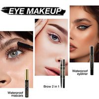 proamate Proamate All in one Makeup Set, Cosmetic Make Up Starter Kit With Storage Bag Portable Travel Make Up Palette Eyeshadow Foundation Lip Gloss Makeup Gift Set for Teenage & Adults(Kit A001)