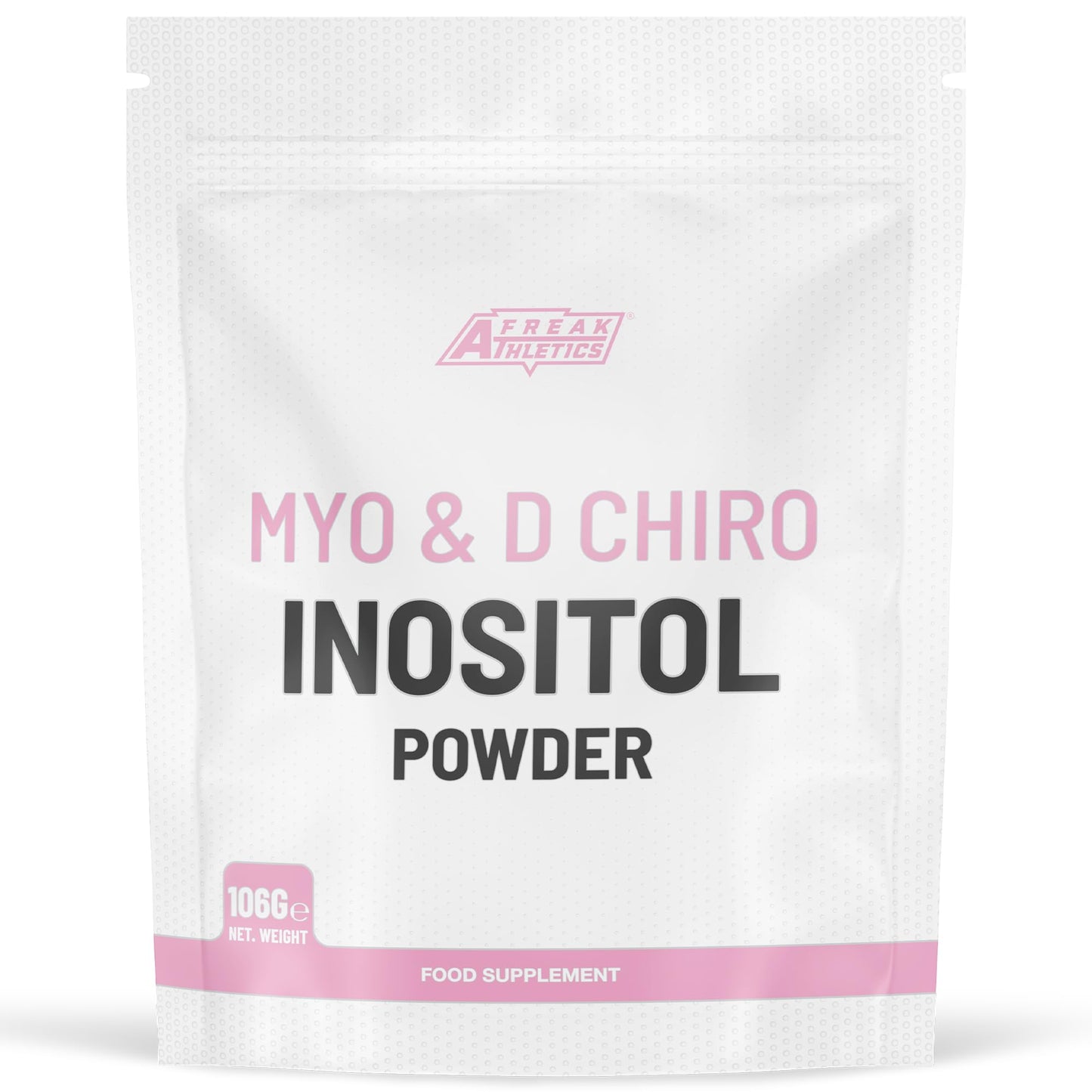 Freak Athletics Myo & D Chiro Inositol Powder 106g - Supports Women with PCOS - Promotes Hormonal Balance & Normal Ovarian Function - 2100mg Myo Inositol Powder Per Serving - 50 Servings