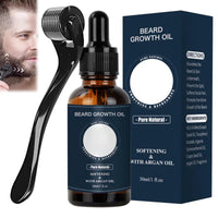Ninnyi Beard Grooming Care Kit for Men, Beard Oil Roller for Growth