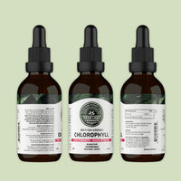 Four Leaf Farmacy Liquid Chlorophyll Drops for Water - British-Grown Chlorophyll - High Strength Chlorophyll Liquid 6000mg - Made in UK - 2 Month Supply