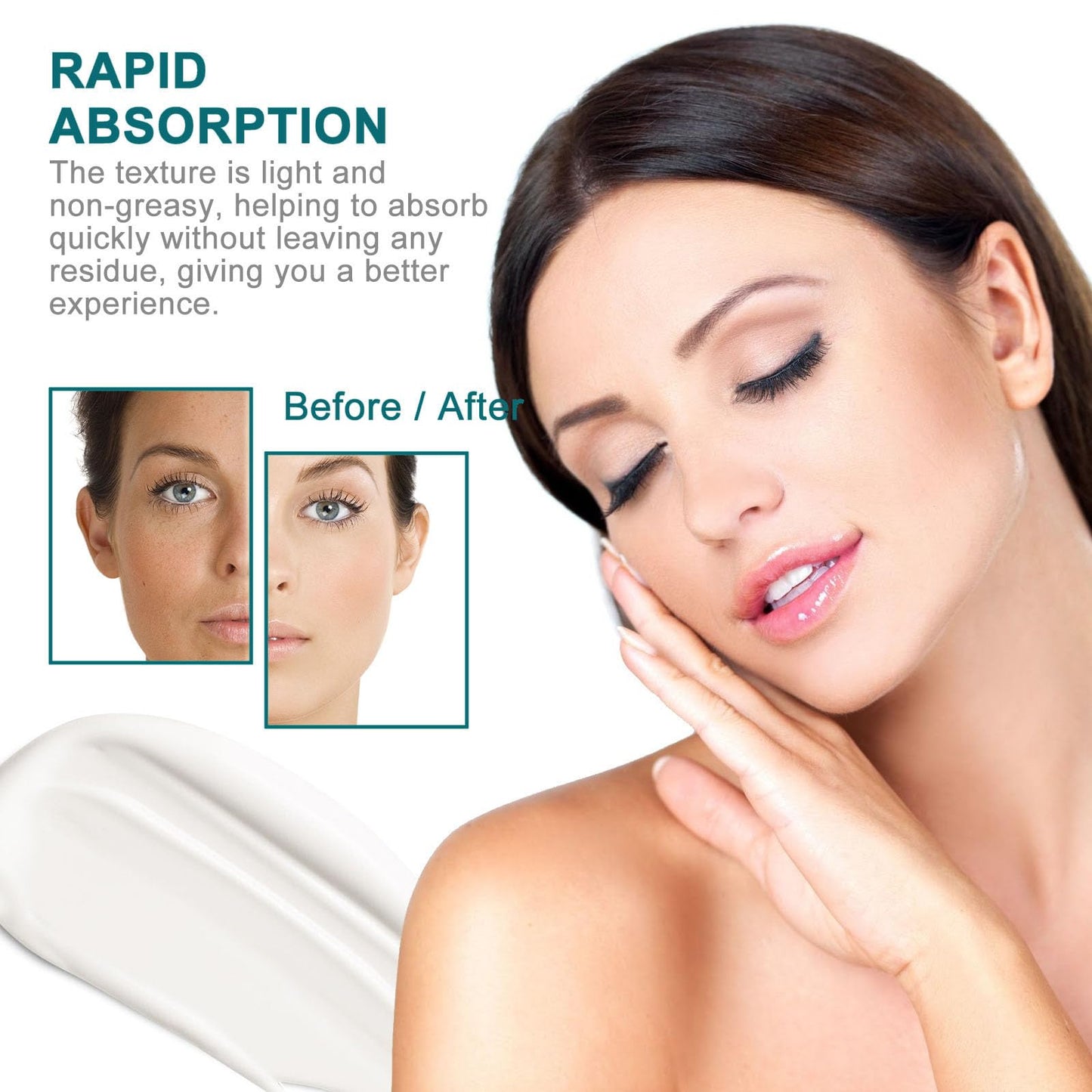 Advanced Retinol Collagen Cream for Face with 5% Hyaluronic Acid Anti-Aging Retinol Cream Anti-Wrinkle Reduce Fine Lines Lifting and Firming Cream 24-Hour Facial Care Suitable For Most Skin Types 50ml