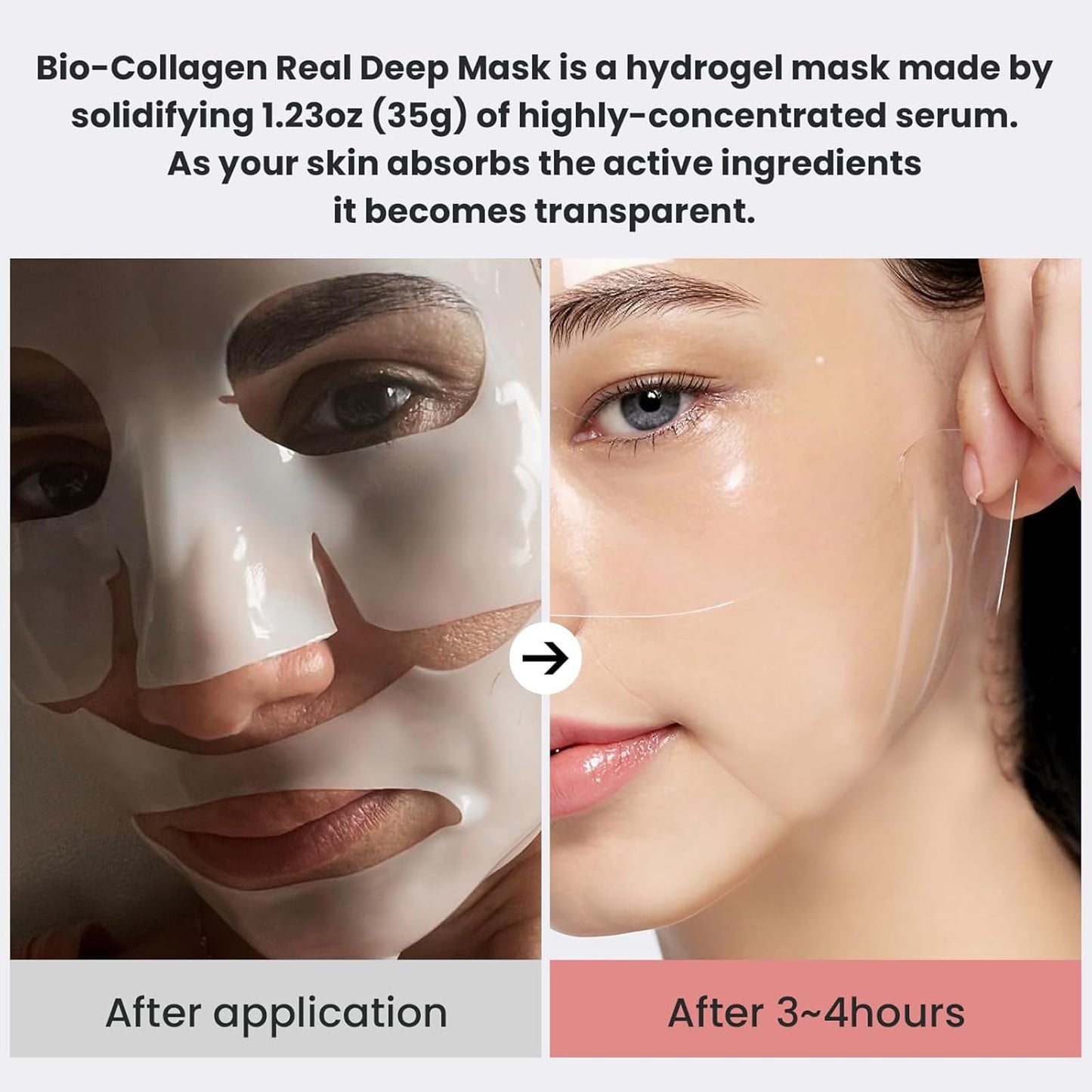 8 Pack Bio Collagen Face Mask, Overnight Collagen Face Masks for Skin Care, Elasticity Improvement, Pore Minimizing, Anti-Aging, Hydrating Sheet Hydrogel Masks