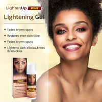 OMIC Lighten-Up LightenUp Plus, Skin Brightening Gel - 30ml/1 Fl oz - Moisturizing Gel to Restores Even Skin Tone, with Shea Butter & Coconut Oil