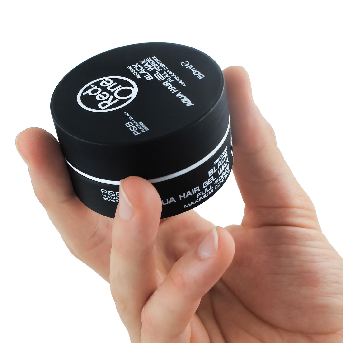Redone Hair Styling Aqua Wax Black 3 x 50ml | Gel Wax | Lime Scent | Extra Hold | Men & Women Hair Wax | Long Lasting | Shiny Look | Maximum Control 3 PCS