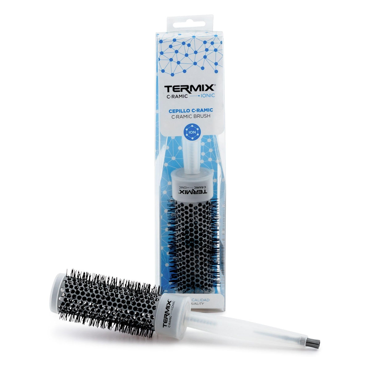 Termix Ionic Ceramic Hairbrush Ø 60 mm- Hairbrush that combines the latest ceramic and ionic technology preventing hair damage