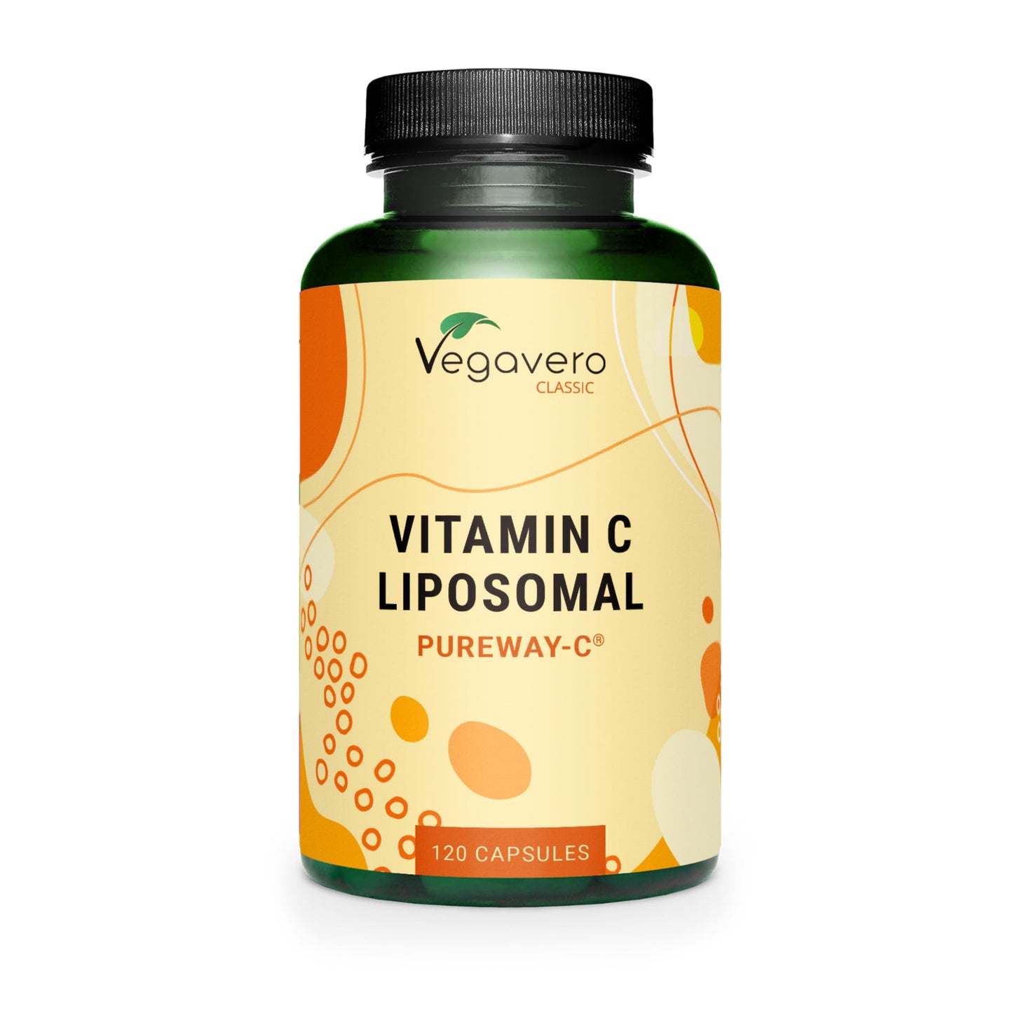 Vegavero Liposomal Vitamin C | 120 Capsules | Lab Tested, Highly Bioavailable PureWay-C | Authentic Phospholipid Bilayer Technology | Vegan