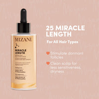 MIZANI Mizani Anti Hair Loss Serum, Strengthening and Thickening Treatment, For Healthier-Looking Hair, Enriched with Castor Oil and Stemoxydine, 25 Miracle Length, 90ml