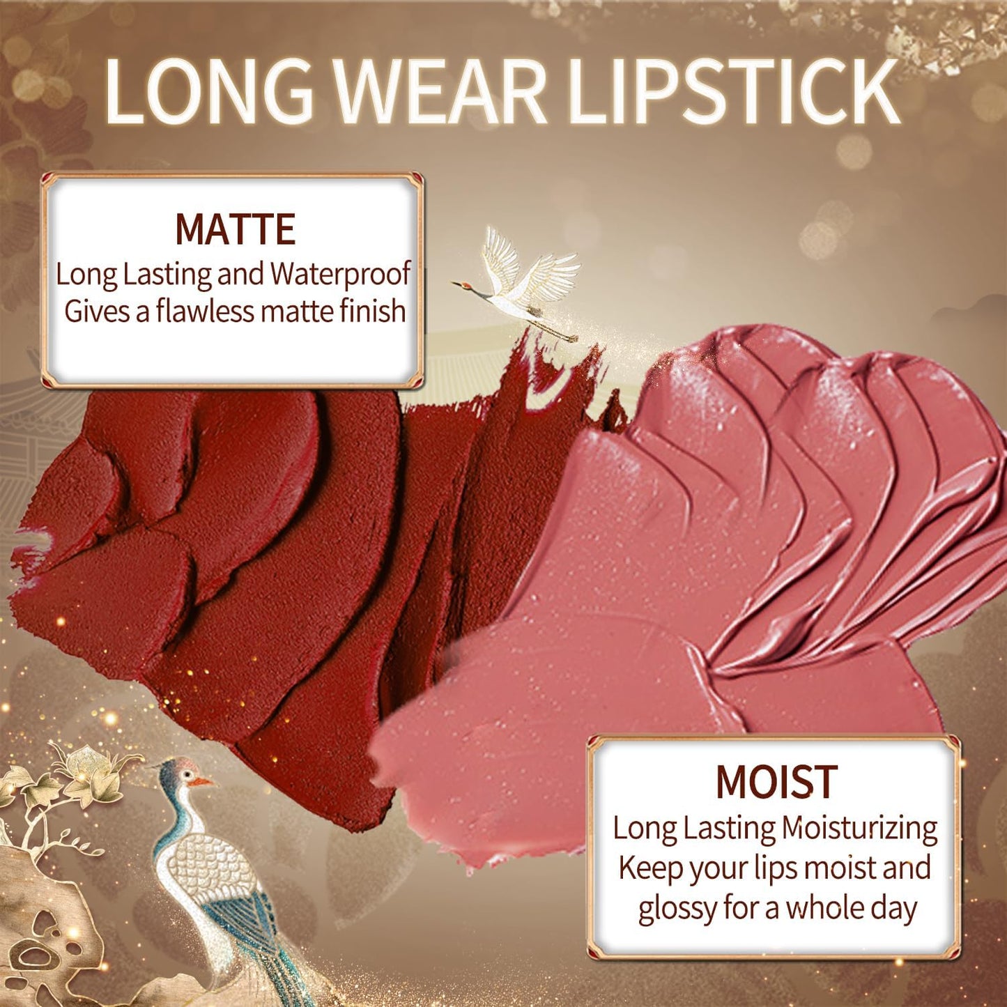 CATKIN Red Lipstick, Semi-Matte, Long Lasting, High Impact, Moisturizing Formula, enriched with Avocado Oil and Vitamin E, 3.2g