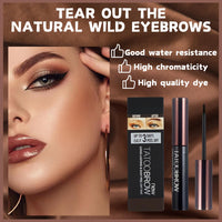 SHEBEEDO Tattoo Brow Peel Off Eyebrow Gel Tint Eyebrow Tint Dark Brown Semi-Permanent Colour Waterproof Peel Off Eyebrow Gel Lasts Up To 3 Days Peel Off Eyebrow Dye Eyebrow Colours Tattoo Brow (#01darkbrown)