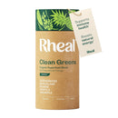 Rheal Clean Greens 150 g, Organic Superfood Greens Powder for Daily Energy & Immunity Support – Certified Organic with Spirulina, Moringa & Wheatgrass – Vegan – 30 Servings, Original