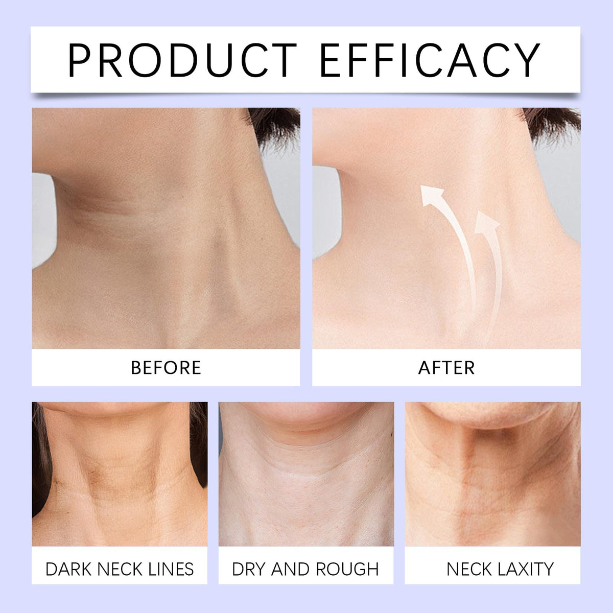 TINCAI 50ml Advanced Neck Firming Cream - Best For Tightening Sagging Skin,Tighten & Lift Firming Neck Cream,Anti Aging Smoothes Wrinkles Skin Tightening and Repair Decolletage Cream