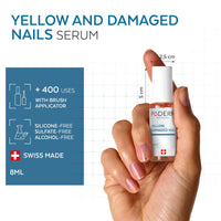 PODERM - Yellow & Damaged Nails - Improves the appearance of the nail - Clarifies, Smooths & Nourishes the nail - 100% Natural Ingredients - Professional hand/foot care | Easy & Fast | Swiss Made