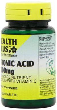 Health Plus Hyaluronic Acid 100mg Joint Health Supplement - 30 Tablets