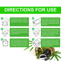 VIDIND Nose Strips Blackhead Pore Strips, Nose Strips Use Natural Bamboo Charcoal to Deeply Clean pores, Remove Blackheads, Acne, Oil and Impurities. Unisex (80 Pcs)