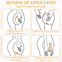 Hocklliy Bum bum Cream Brazilian Bumbum Cream Hip Lift up Cream Smoother Firmer Skin Hydrates and Nourishes Fast Absorbing for Body Butt Lifting Balance Skin Tone and Daily Use Non-greasy