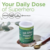 Generic Four Sigma Mushroom Blend Powder, Defend Mix, 60 grams