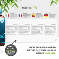 Highest Strength Omega 3 Fish Oil 2000mg - Providing 1000mg EPA & 400mg DHA per Serving - Sustainably Sourced & Contaminant Free - Made in The UK by Nutravita