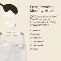 Creatine Monohydrate Powder | 100% Pure Micronised Creatine Monohydrate | Easily Dissolves | Unflavoured | Vegan | Lab-Tested | 60 Servings | Free Soul