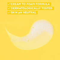 Garnier Vitamin C Brightening Cream Cleanser, Removes Makeup & Impurities, Hydrates & Brightens, For Dull & Uneven Skin, 250ml