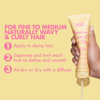 Umberto Giannini Banana Coconut Air Dry Cream 150ml - Weightless Curl Cream with Medium Hold