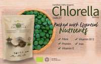 MySuperfoods Organic Chlorella Tablets (300 x 500mg), Natural Source of Protein