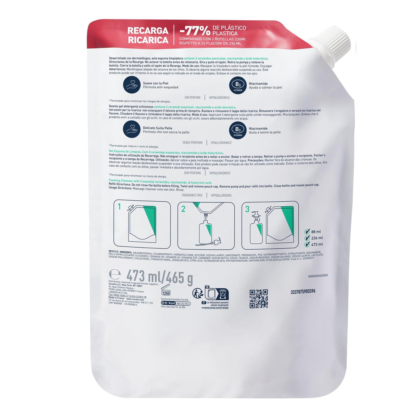 CeraVe Foaming Cleansing Gel