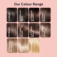 Josh Wood Colour - Ammonia-Free Hair Dye - Permanent Hair Colour with 100% Grey Coverage - Vegan Friendly, Natural-Looking Results, Shiny & Hydrated Hair | 3.0 (Natural Black)