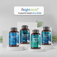 Pure Marine Collagen Capsules - 1170mg High Strength Collagen Supplement – 120 Type1 Hydrolysed Collagen Capsules for Skin, Hair & Joints – Unflavoured & Odourless - Made in EU