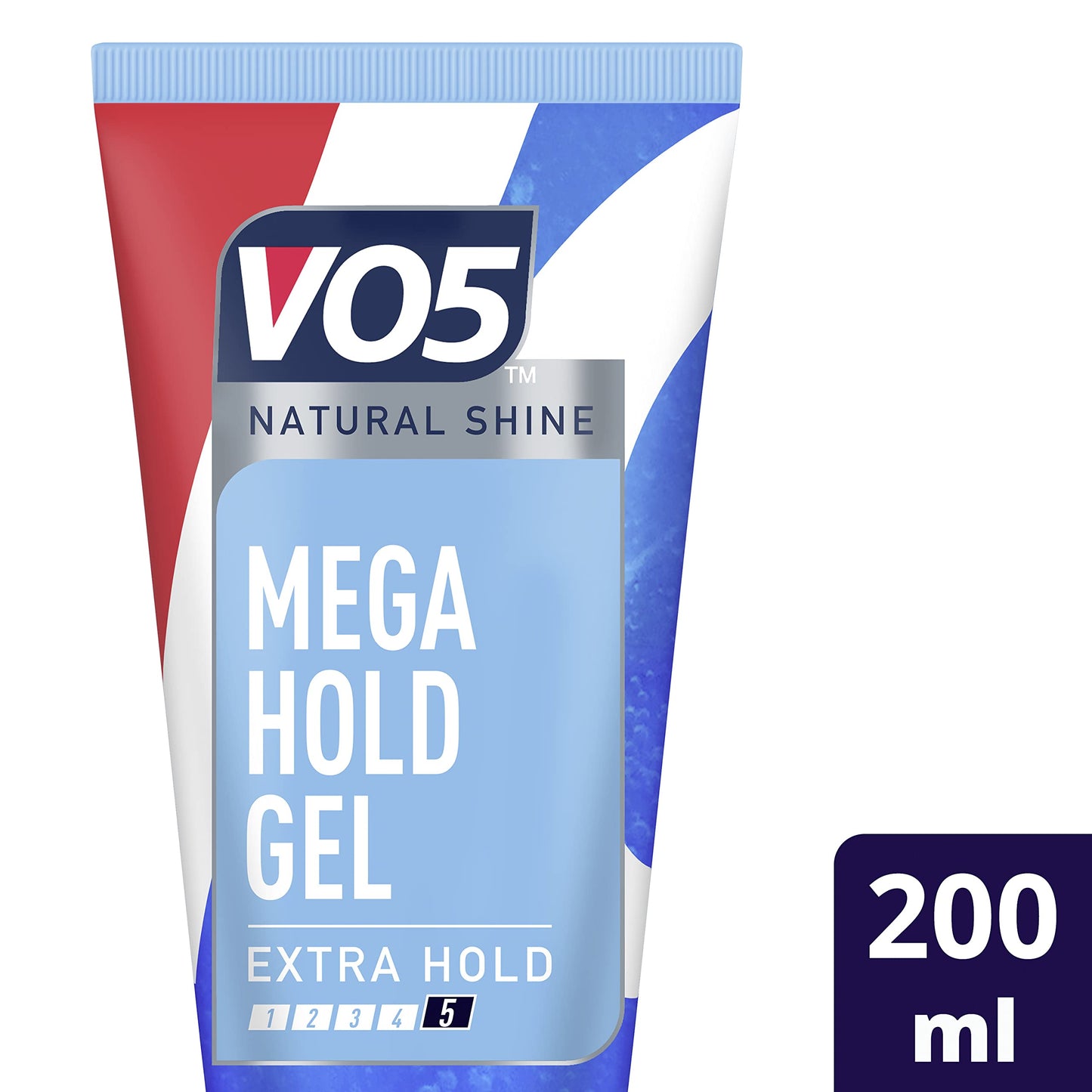 VO5 Mega Hold 24 hour extra strong control Styling Gel for perfectly groomed hairstyles 200 ml