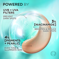L'Oreal Paris Bright Reveal UV Fluid Tinted Glow - Bronze 50ml