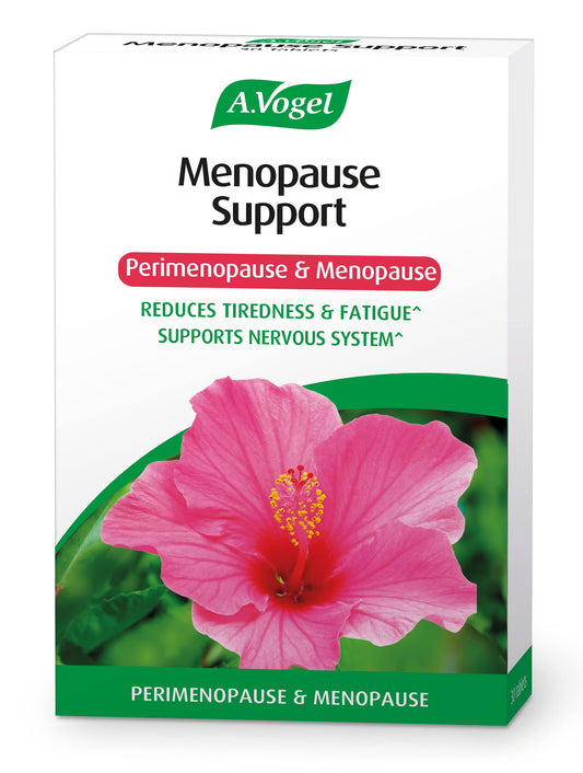 A.Vogel Menopause Support | for Perimenopause, Menopause & Postmenopause Symptoms | Menopause Supplement with Soy Isoflavones, Magnesium & Hibiscus | 30 Tablets