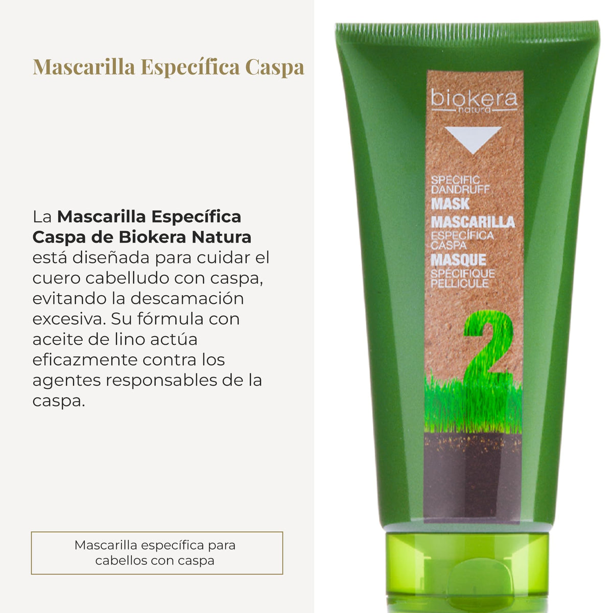 SALERM Salerm Biokera Mask 2 SPECIFIC DANDRUFF 200 ml NATURA