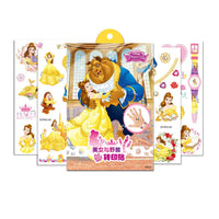 FRESHOER Beauty and the Beast Temporary Tattoos,4 Sheets 100+ Kids Tattoo Stickers