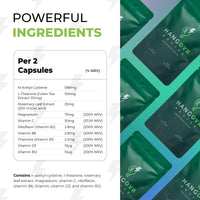 Hangovr Liver Detox Supplement, Formulated with NAC & Electrolytes Vitamins B1, B6, B12, Vitamin C, D3 & Magnesium, Food Supplement, 40 Vegan Capsules