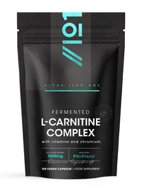 ALPHA01 L-Carnitine 2000mg with BioPerine - 120 Capsules - Energy & Metabolism Support - High Strength Acetyl L-Carnitine Complex (30 Day Supply) by Alpha01