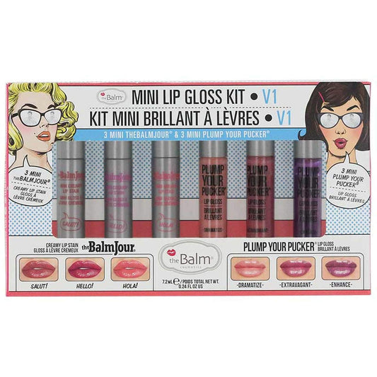 Lips by theBalm Cosmetics Plump Your Pucker & TheBalmJour Mini Lip Box Set Vol. 1