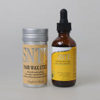 Samnyte Hair Wax Stick, Rosemary Oil for Hair Growth Set, Styling Wax Stick for Taming Flyaways, Non-greasy Rosemary Oil - Nourishing & Strengthen