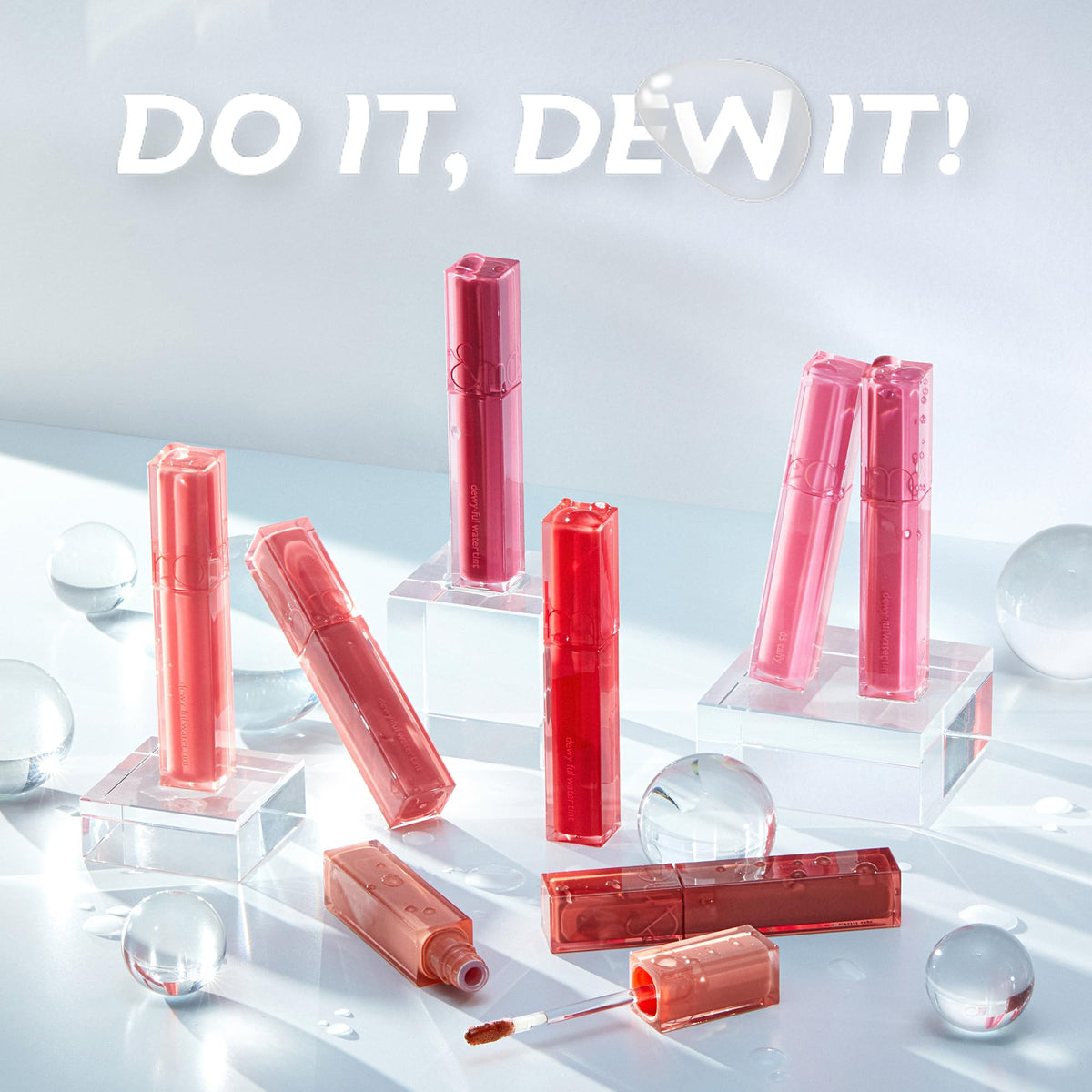 rom&nd Dewyful Water Tint Lip Gloss (09 COTTON MELBA) 5g