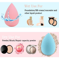 Makeup Brushes DUAIU 15PCs Marble Makeup Brush Set Premium Synthetic Kabuki Powder Blush Contour Foundation Concealer Eyeshadow Brushes with Makeup Sponge
