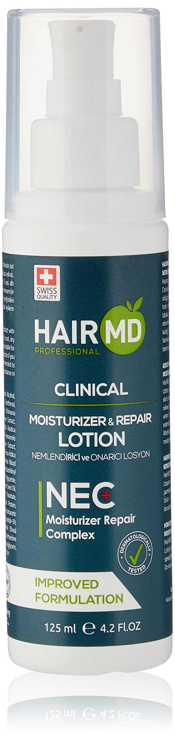 HairMD Friendly Hair Growth Lotion - 125ml | Hair Loss & Moisturiser Lotion Treatment with Biotin, Keratin, Collagen, Pro Vitamin B5| for Fast Growing | Hair Growth Problems for Men and Women